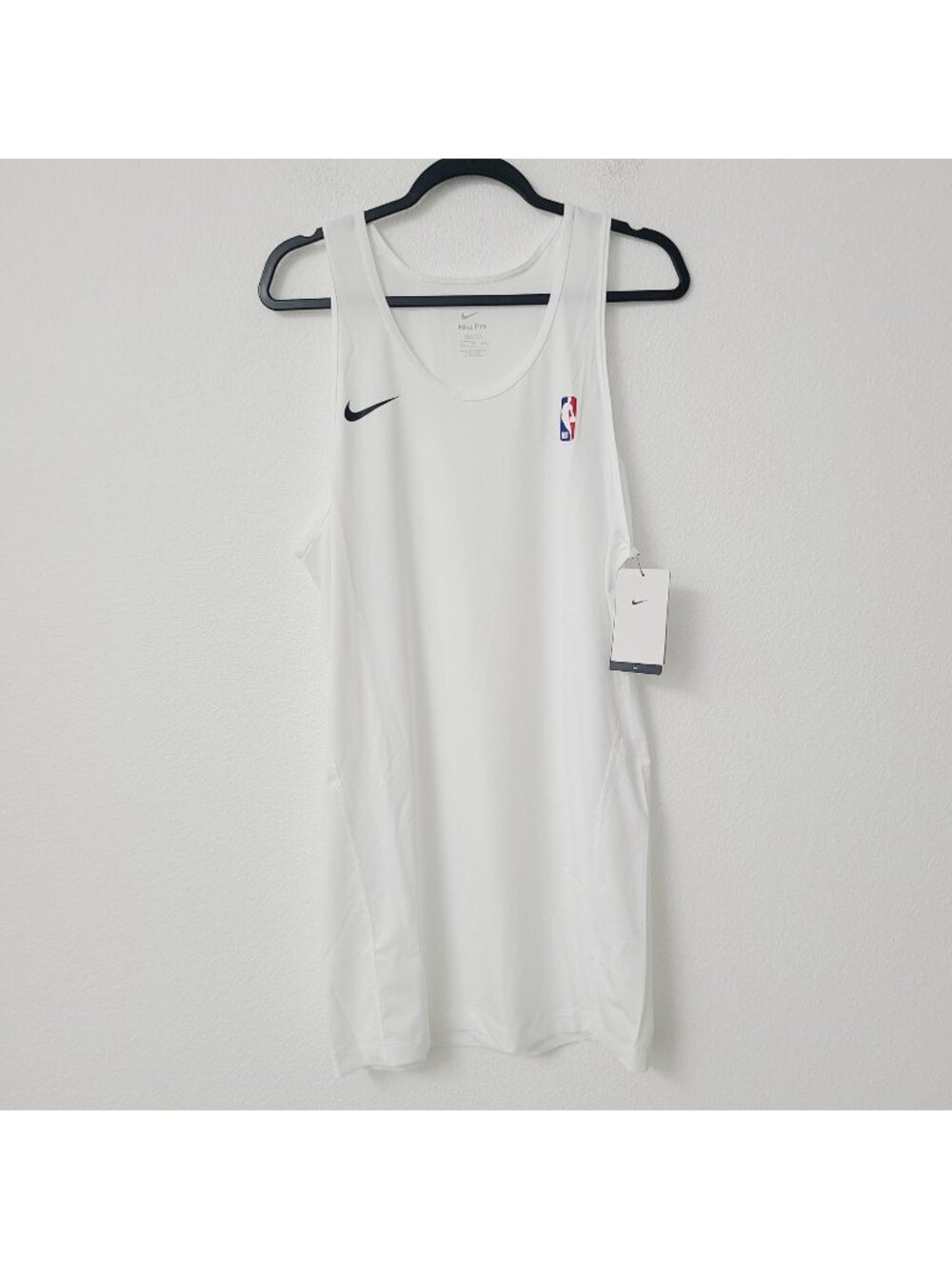 Nike Pro NBA Player Issue Breathe Tank Top AA0785-100 Size 2XL-Tall White